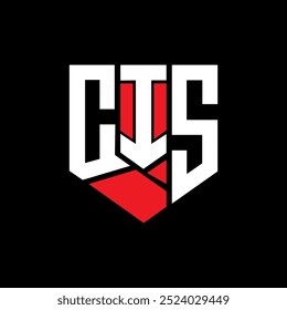 Abstraktes CIS-Logo-Design. CIS einzigartiges Design. GUS
