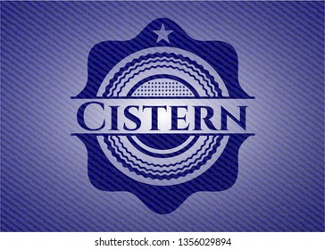 Cistern emblem with jean high quality background