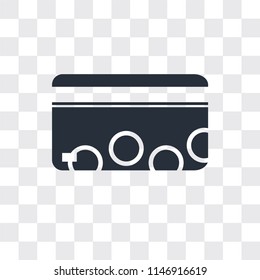 Cit card vector icon isolated on transparent background, Cit card logo concept