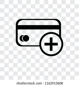 Cit card vector icon isolated on transparent background, Cit card logo concept
