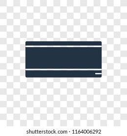 Cit card vector icon isolated on transparent background, Cit card logo concept