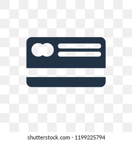 Cit card vector icon isolated on transparent background, Cit card transparency concept can be used web and mobile