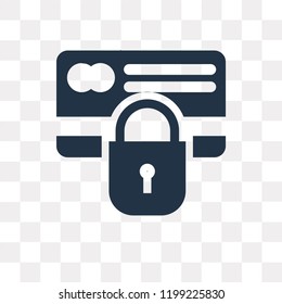 Cit card vector icon isolated on transparent background, Cit card transparency concept can be used web and mobile