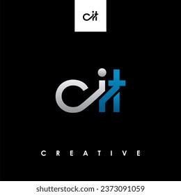 CIT Letter Initial Logo Design Template Vector Illustration