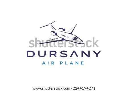 Citation jet logo design concept for aviation business