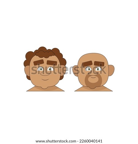 Cite fat man avatars set