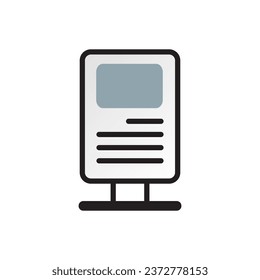 icono de luz - y signo. ilustración vectorial