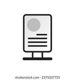 icono de luz - y signo. ilustración vectorial