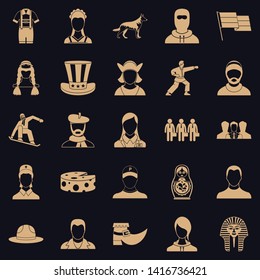 Citizen icons set. Simple set of 25 citizen vector icons for web for any design