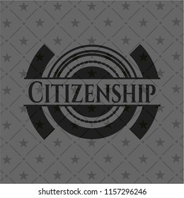 Citizenship black emblem