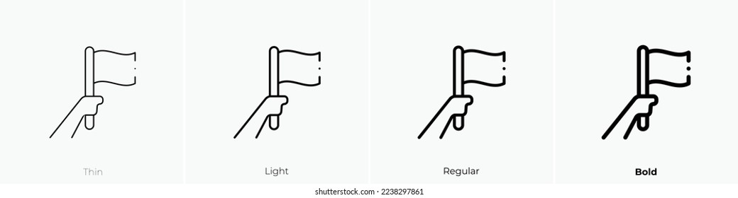 citizenship icon. Thin, Light Regular And Bold style design isolated on white background