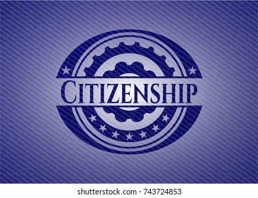 Citizenship with jean texture