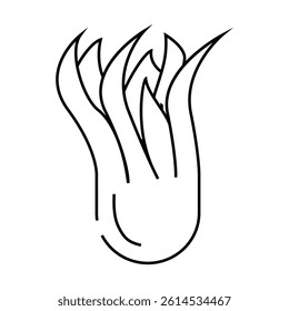 citron fruit line icon vector. citron fruit sign. isolated contour symbol black illustration