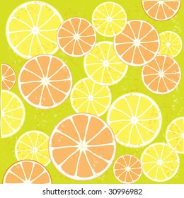 Citrus background, with fine details