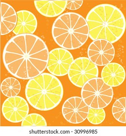 Citrus background, with fine details