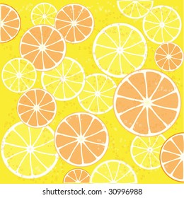 Citrus background, with fine details