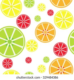 citrus background vector