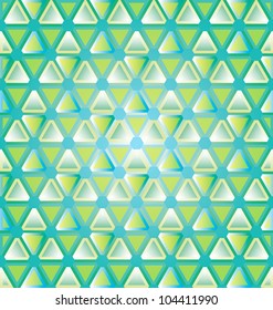 Citrus Colored Abstract Triangle Pattern