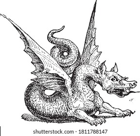 Citrus Dragon (Mythology), From the Dictionary of Word and Things, 1888.