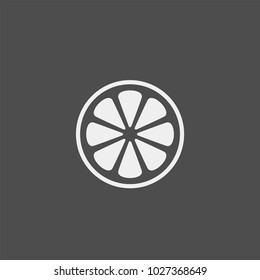 Citrus Flat Vector Icon