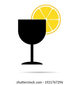 Citrus fresh icon, food fruit juice organic symbol, healty nature design vector illustration .