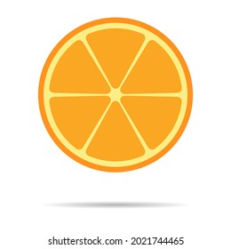 Citrus fresh icon, food fruit juice organic symbol, healty nature design vector illustration .
