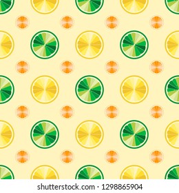 Citrus fruit background. Elements for menu, greeting cards, wrapping paper, cosmetics packaging, posters etc