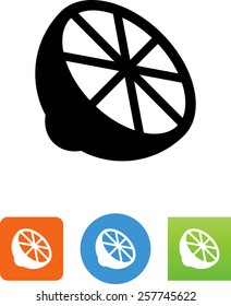 Citrus fruit icon
