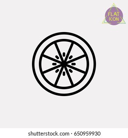 citrus fruit icon