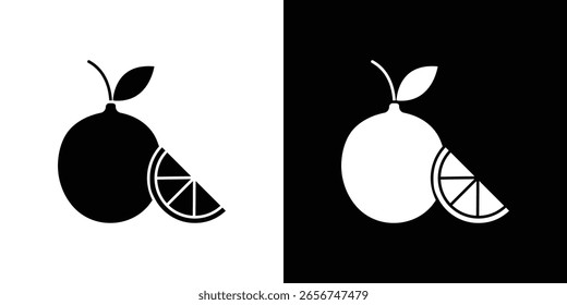 Citrus fruit icon Vector scalable graphics