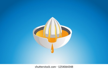 Citrus Fruit Juicer- isolated design vector illustration