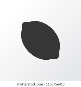 Citrus icon symbol. Premium quality isolated lemon element in trendy style.