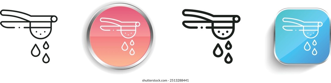 citrus icon. Thin Linear, Regular and Button Style Design Isolated On White Background