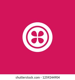 citrus icon vector. citrus sign on pink background. citrus icon for web and app