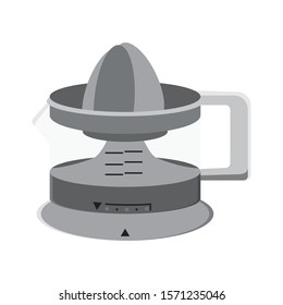 Citrus Juicer Vector Simple Flat Illustration