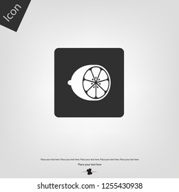Citrus lemon icon