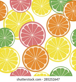 Citrus Pattern Stock Vector (Royalty Free) 285252647 | Shutterstock