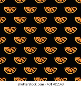 Citrus pattern graphics - vector