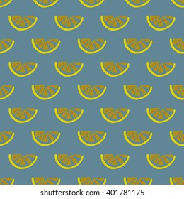 Citrus pattern graphics - vector