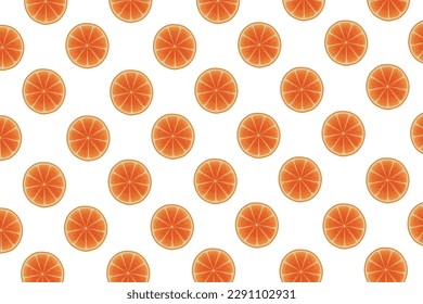 Citrus pattern, slices of orange. Fresh organic tropical fruit background. Vegetarian design full of vitamins, creative summer refreshing concept