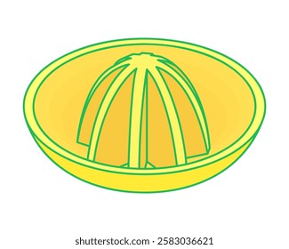 Citrus press - hand drawn vector illustration.