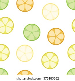 citrus seamless background