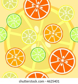citrus seamless background