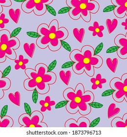 Patrón de cítricos sin fisuras con flores coloreadas LEAF y RED.Fondo tropical de verano vectorial.Textil con frutas.Patrón floral sin costura con cítricos