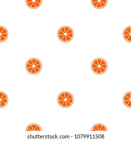 citrus seamless pattern. vector pattern. tasty healthy food. fruit pattern. orange pattern on white background