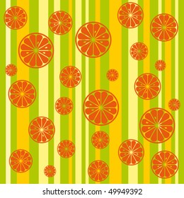 citrus seamless vector pattern