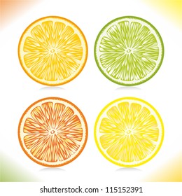 Citrus slices.