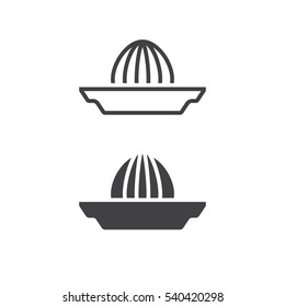 Citrus squeezer line icon, Juice Extractor outline and filled vector sign, linear and full pictogram isolated on white. Symbol, logo illustration