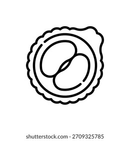 Projeto de vetor de citrinos para folha de limão kaffir, perfeito para ervas, especiarias e ilustrações de ingredientes tailandeses
