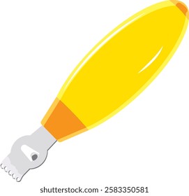 citrus zester,  kitchenware element. Yellow zester.